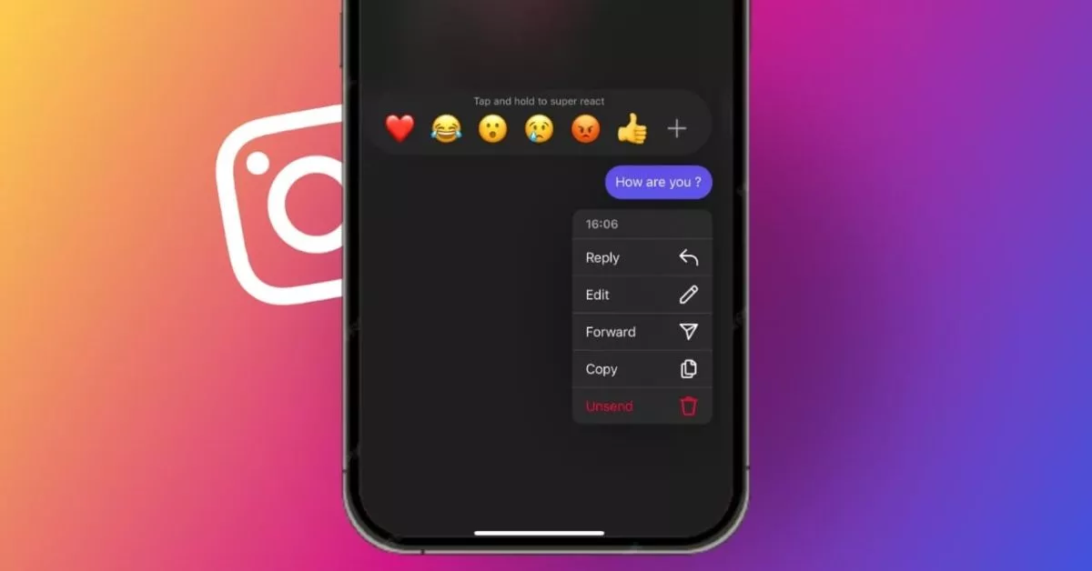 Instagram Introduces Editing for DMs